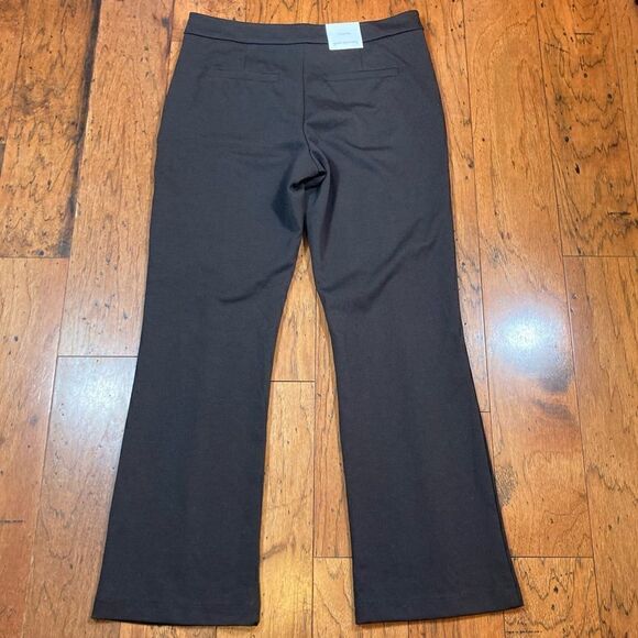 Marc New York Dark Chocolate High Waist Trouser Leg Pants, Size 4, NWT - Picture 3 of 11